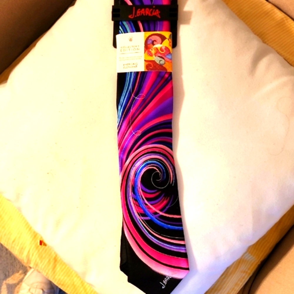 Jerry Garcia Collection Edition Tie - Pink and Purple Swirl fantastic colors